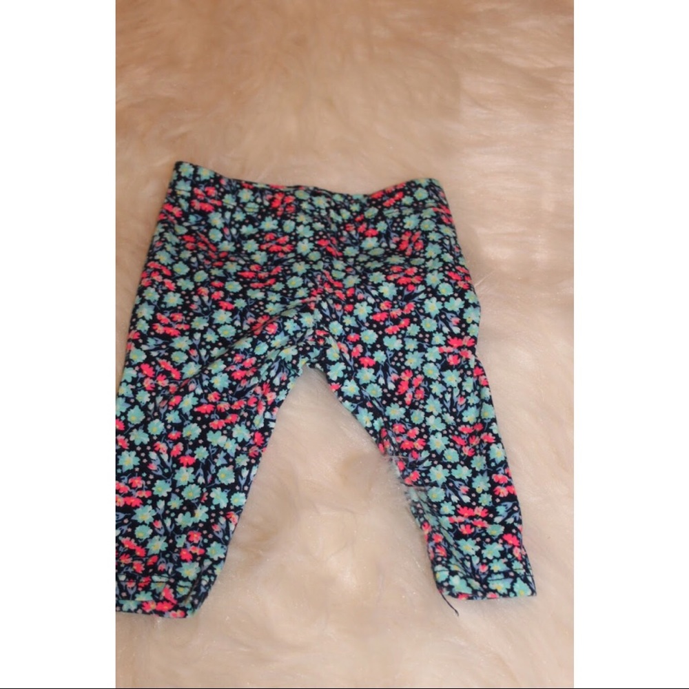 ‼️LIKE NEW‼️ Pink and Blue Flowered Pants